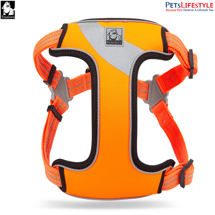 Truelove Lightweight Oxford Dog Harness – 3M Reflective Step-In Chest Harness