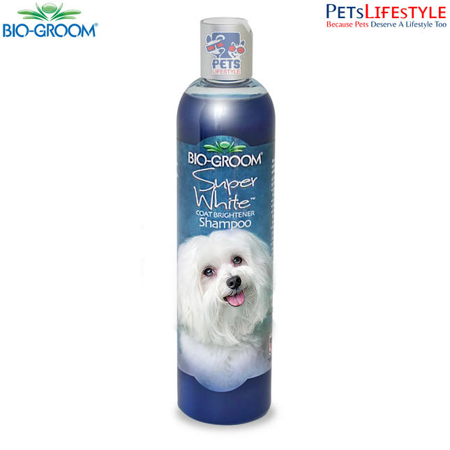 Bio-Groom Super White Coat Brightener Dog Shampoo (355 ML)
