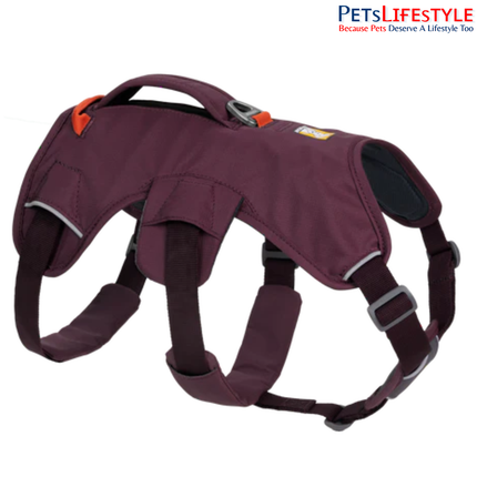 Ruffwear Web Master Dog Harness Purple Rain | Supportive Multi-Use Harness for Assistance, Hiking & Working Dogs