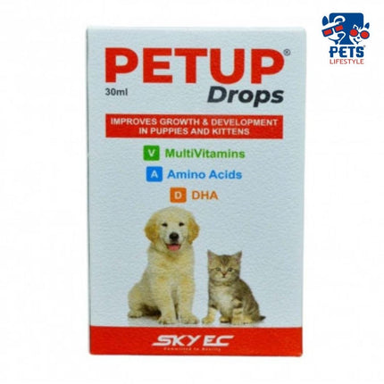 Skyec Petup Drops Multi Vitamin Supplement for Puppies and Kitten (30ml)