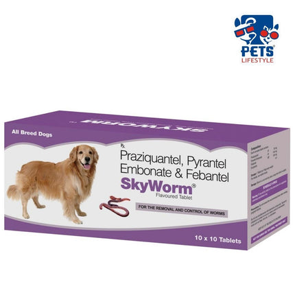 Skyec Skyworm Dog Deworming Tablet