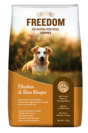 Signature Freedom Puppy 100% Natural Food For All Puppies