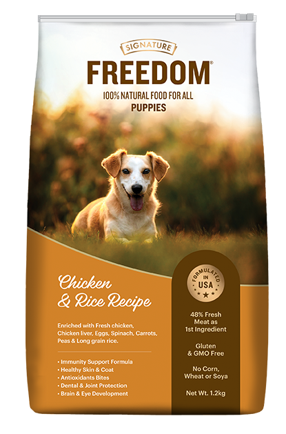 Signature Freedom Puppy 100% Natural Food For All Puppies