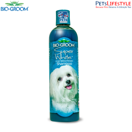 Bio-Groom Super White Coat Brightener Dog Shampoo (355 ML)