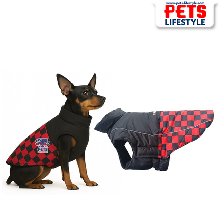 PᴇᴛsLɪғᴇsᴛʏʟᴇ Racing Jacket Dog Winter Coat (Red) – Windproof, Waterproof, Ultra Warm Fleece Lined Pet Jacket (Copy)