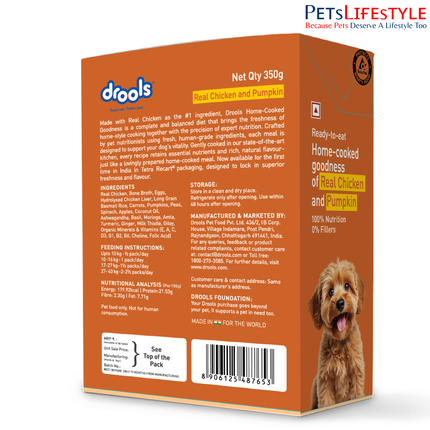Drools Tetra Pack Real Chicken Pumpkin Wet Dog Food
