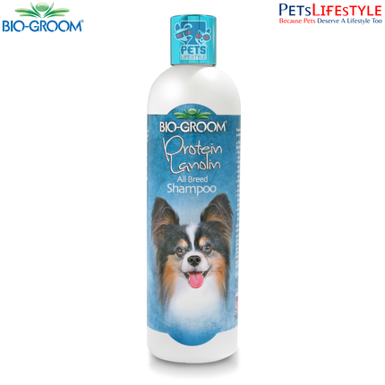 Bio-Groom Protein Lanolin Tear-Free Pet Shampoo 355ml