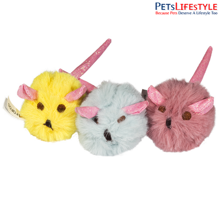 FOFOS Ball Box Rattle Cat Toy (Assorted) – Sparkle Rattle Ball with Bell for Kittens & Cats