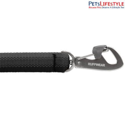 Ruffwear Front Range Dog Leash - Basalt Gray | Lightweight Lockable Crux Clip Walking Leash for Dogs
