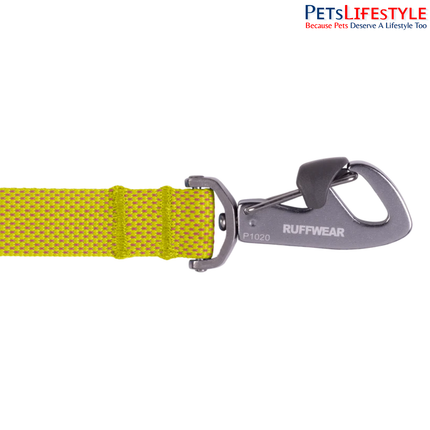 Ruffwear Flagline Dog Leash Lichen Green | Lightweight Hands-Free Running & Hiking Leash for Dogs