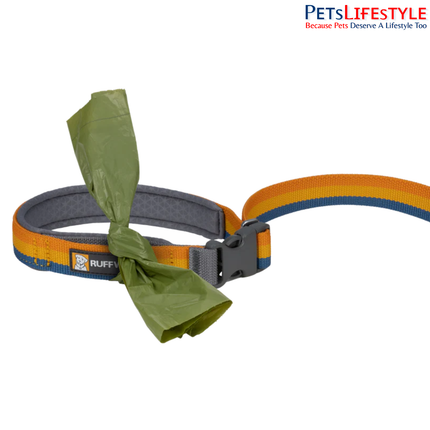 Ruffwear Roamer Yellow Snow Dog Leash | Adjustable Hands-Free Stretch Running Leash for Dogs