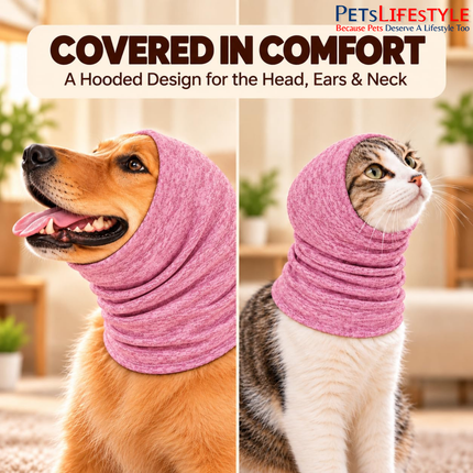 Canine Desk Pet Grooming Hoodie – Groomy Hoodie for Dogs & Cats