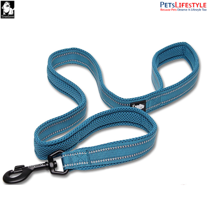 Truelove Mesh Padded Dog Leash (Blue) Reflective Classic Series