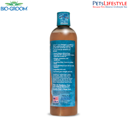 Biogroom So Easy 2 in 1 Shampoo + Conditioner Gallon (355 ml)