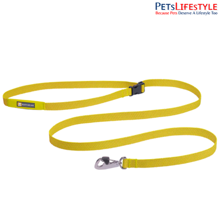 Ruffwear Flagline Dog Leash Lichen Green | Lightweight Hands-Free Running & Hiking Leash for Dogs