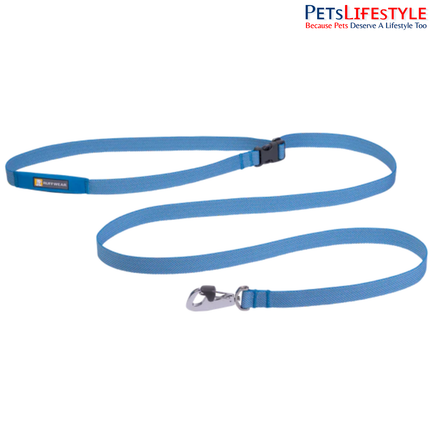 Ruffwear Flagline Dog Leash Blue Dusk | Lightweight Hands-Free Running & Hiking Leash for Dogs