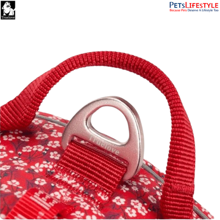 Truelove Adjustable Control Cotton Floral Pet Harness