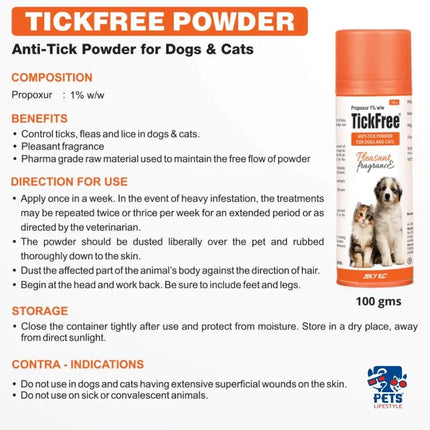 TICKFREE POWDER 100gms