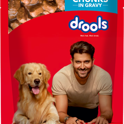 Drools Adult Wet Dog Food Real Chicken & Liver Chunks (6 x 150g)