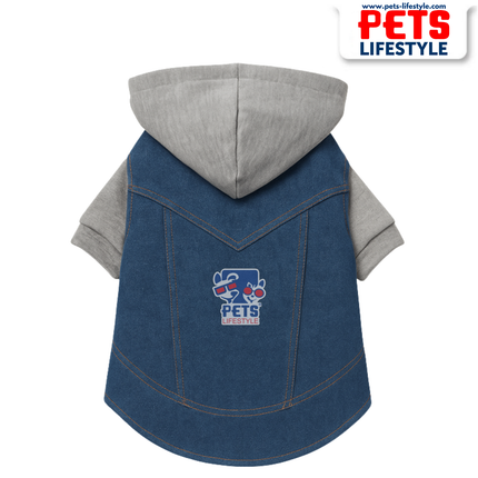 PᴇᴛsLɪғᴇsᴛʏʟᴇ Denim Elite Jacket for Small Breeds