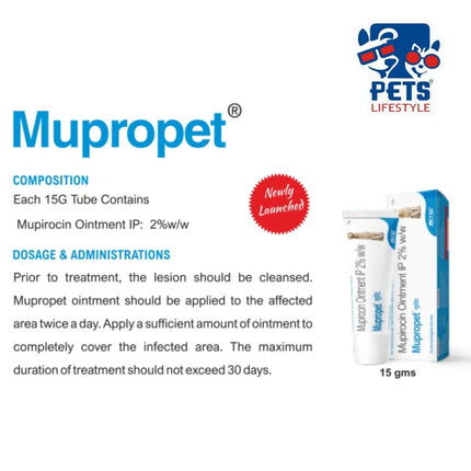 MUPROPET OINTMENT -15gram