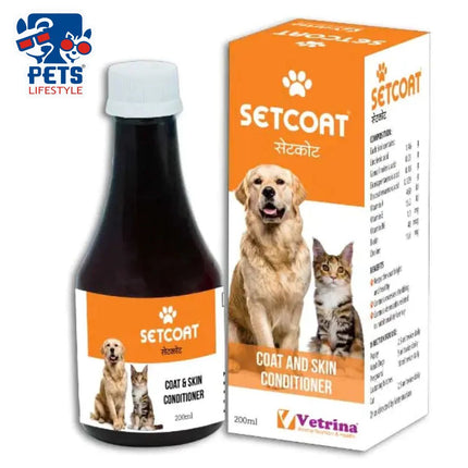 Vetrina Setcoat Syrup for Dogs and Cats (200ml)