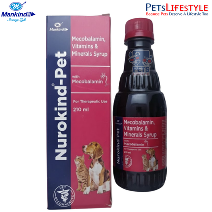 Mankind Nurokind Pet Multi Vitamin Supplement for Dogs and Cats (210ml)