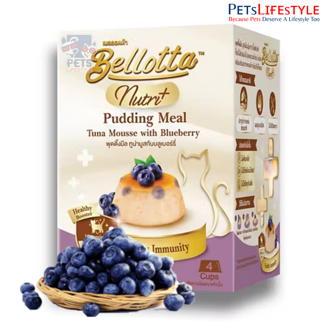 Bellotta Nutri+ Pudding Meal (Chicken Mousse with Blueberry)