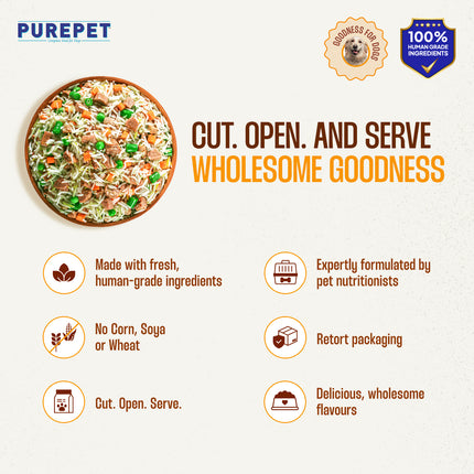 PurePet Chicken Biryani Fresh Dog Food 300g