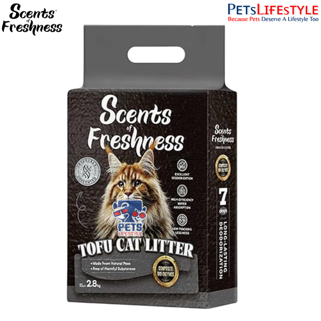 Scents of Freshness Select Grade Tofu Cat Litter – Unscented (2.8kg)