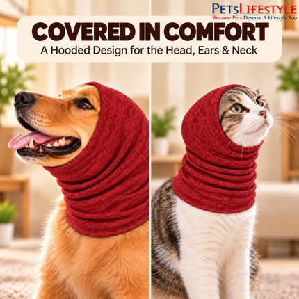 Canine Desk Pet Grooming Hoodie – Groomy Hoodie for Dogs & Cats
