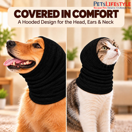 Canine Desk Pet Grooming Hoodie – Groomy Hoodie for Dogs & Cats
