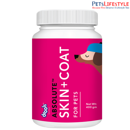 Drools Absolute Skin & Coat Supplement Tablets for Dogs