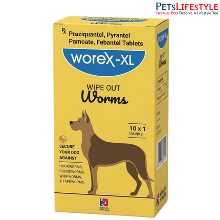 Scientific Remedies Worex XL Dewormer Tablets for Dogs