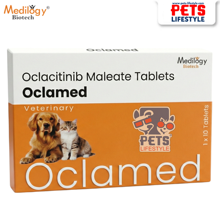 Oclamed 16mg – Oclacitinib Maleate Tablets (10 Tabs) | Fast-Acting Allergy Relief for Dogs