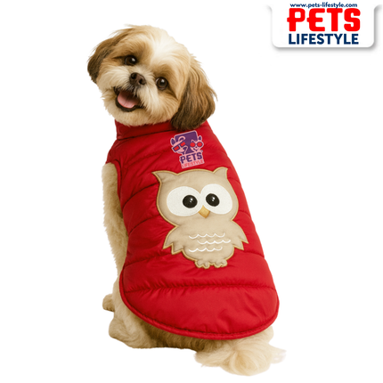 PᴇᴛsLɪғᴇsᴛʏʟᴇ RL Quilted Red Jacket for Pets – Canes Venatici Collection
