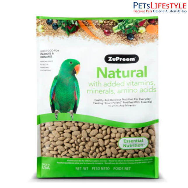 ZuPreem Natural Avian Pellet Diet Medium & Large Bird Food 1.4 Kg