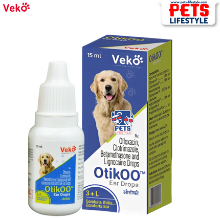 Veko Otikoo Ear Drop Ofloxacin, Clotrimazole, Betamethasone & Lignocaine
