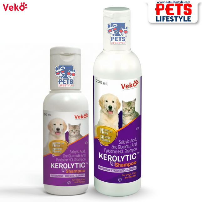 Veko Kerolytic Medicated Shampoo – For Seborrhea, Scaling & Dandruff