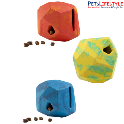 Ruffwear Gnawt a Rock | Natural Rubber Treat Dispensing Interactive Dog Toy