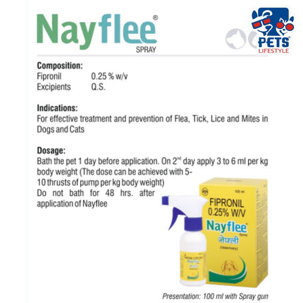 Nayflee Fipronil Spray