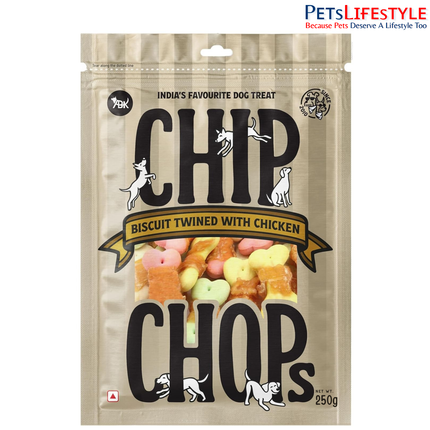 Chip Chops Biscuit Twined with Chicken Dog Treats 250g