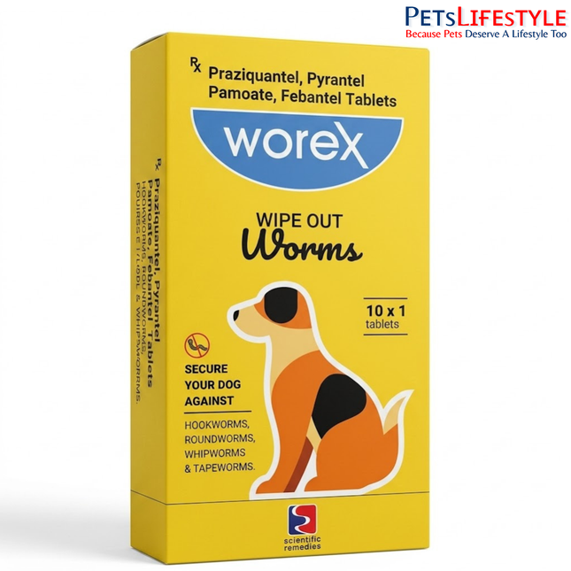 Scientific Remedies Worex Dewormer Tablets for Dogs