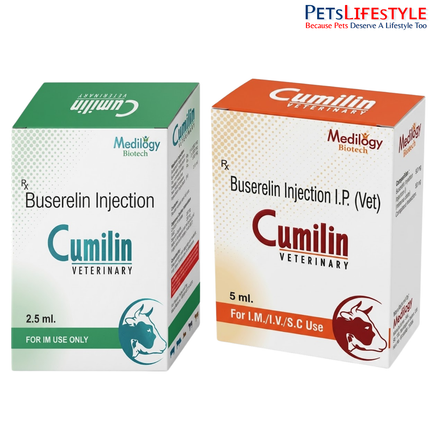 Cumilin Injection 5ml/10ml | Buserelin Injection IP (Veterinary)