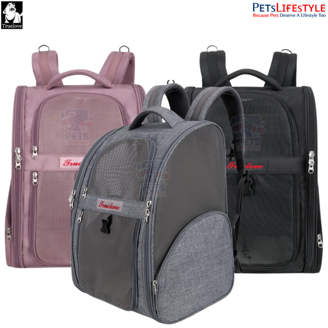 Truelove Airflow Pet Backpack Carrier with 3-Side Ventilation