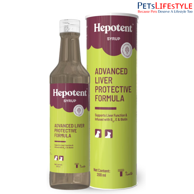 Tineta Hepotent Advanced Liver Protective Formula for Dogs & Cats 200ml
