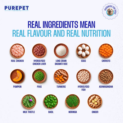 PurePet Chicken & Vegetable Biryani Fresh Dog Food 300g