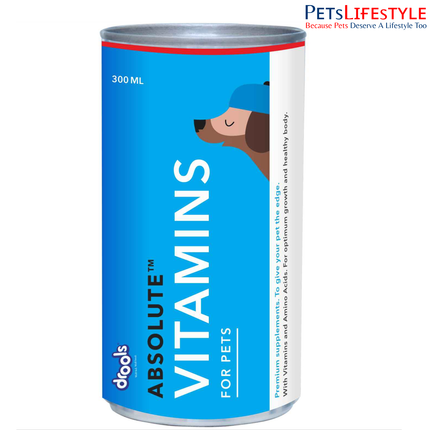 Drools Absolute Vitamin Syrup Supplement for Dogs