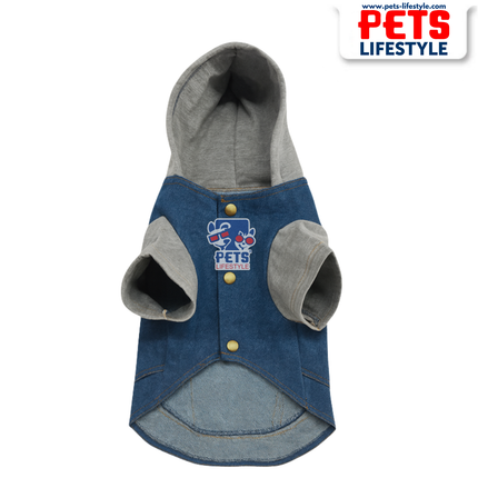 PᴇᴛsLɪғᴇsᴛʏʟᴇ Denim Elite Jacket for Small Breeds