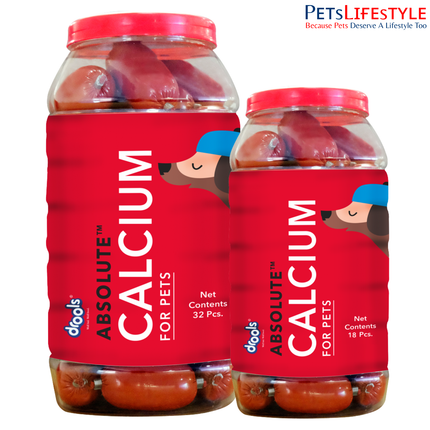 Drools Absolute Calcium Sausage Supplement for Dogs